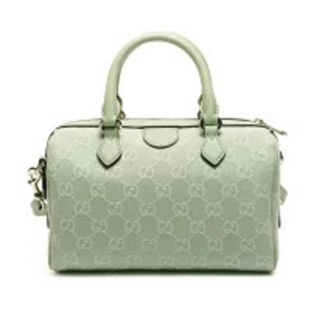 Gucci Ophidia GG Canvas Boston Bag Green - Picture 2 of 13